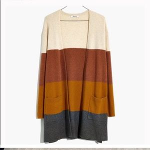 Madewell Kent Colorblock Cardigan